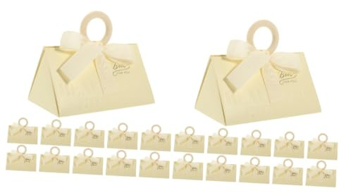 Beavorty 2 Sätze Dreiecks-hochzeits Schachtel Teller Popcorn-boxen Kosmetiktücherboxen Kuferek Na Kosmetyki Schachteln Für Süßigkeiten Geschenkboxen Für Die Hochzeit Papier 20 Stück * 2