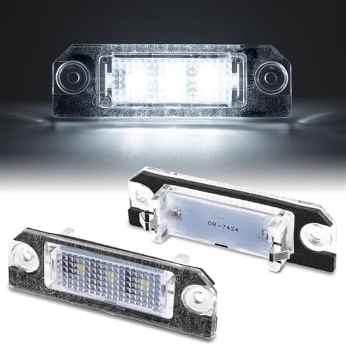 Auto Nummernschildbeleuchtung Lampe,für VW Golf 5 Caddy III Passat 3C B6 Jetta Touran 2003-2010,Langlebig Effizient Hochwertige Digitale Nummern Leuchten Fürs Auto
