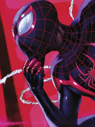 Komar Wandbild- Marvel Spider-Man Pondering - Größe 30 x 40 cm - Poster, Kinderzimmer, Dekoration - gerollt ohne Rahmen, Rot