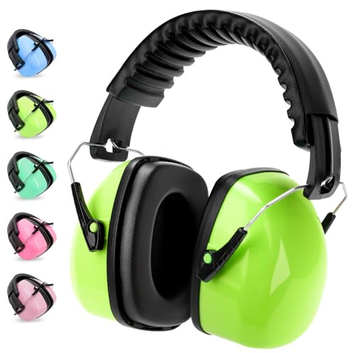 BraveKoi - Auriculares antiruidos para niños, SNR 32dB/NRR 27dB con auriculares antiruido para 3-16 años de edad, niño estudiante, auriculares cancelación de ruido para el autismo, dormir, estudiar