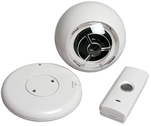 SX220W Byron Wireless Rechargeable Door Bell Chime Kit by Byron