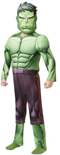 Rubie's Offizielles Marvel Avengers Hulk Deluxe Kinderkostüm, Superhelden-Kostüm für Kinder