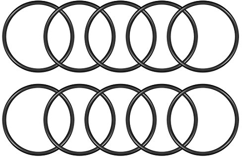 sourcing map Packung mit 10 Gummi O Ringe 80mm AD 70mm ID 5mm Breite Metrische Dichtung