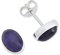 Ohrstecker 925 Silber Amethyst lila Stein Edelstein Ohrringe echt Silber Damen Sterling Silber Stecker Geschenk(MOS-040-01)