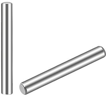 sourcing map 25 Stück Zylinderstifte 2,5 x 20 mm (ca. 3/32) Dübelstift 304 Edelstahl Holz Etagenbett Dübelstifte Regalheringe Stützregale