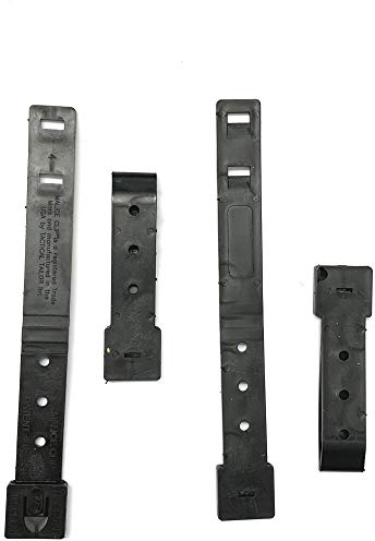 Tactical Tailor Malice Clips (4 Stück) (schwarz, kurz (7,6 cm gefaltet))