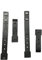 Tactical Tailor Malice Clips (4 Stück) (schwarz, kurz (7,6 cm gefaltet))