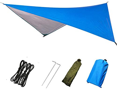 KLOP256 Hammock Trap, Camping Tent Tarp, Hammock Rain Fly Tarp, Sun Shelter Canopy Tent Tarp