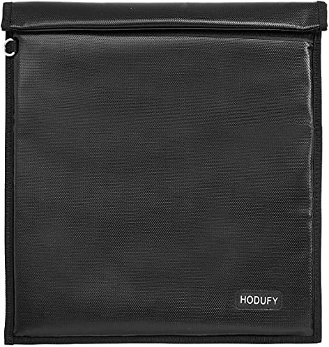Faraday Tasche für Handys, Hodufy Tablet Tasche, Signal Isolation Feuerfester Schild Käfig Tracking, Hacking, Reisen, EMP Schutz Strahlung - Abschirmt NFC, WiFi/Bluetooth Tablets, Schlüsselanhänger