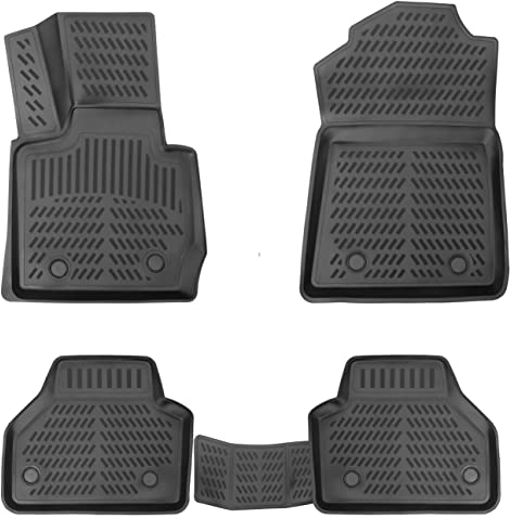 Design 3D Gummimatten Set für BMW X3 F25 Baujahr 2010-2017 | Extra hoher 5cm Rand