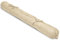 Beautissu Viento Zugluftstopper 100cm - Türluftstopper Haustür Kältestopper für Türen & Fenster - Durchzugstopper mit Tragegriff - Türwindfänger Türdichtung 100x10cm in Creme