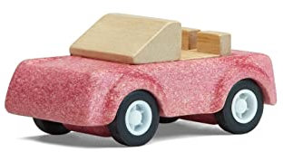 PlanToys Holzspielzeug Rosa Sportwagen