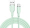 VOLTME USB C Ladekabel, 60W USB A zu USB C 1,80m, Typ C Kabel Schnellladung USB 2.0 für Ladegerät 3A MacBook Pro 2020, iPad Pro 2021, iPad Air 5, Galaxy S21, Pixel, Switch, MateBook X Pro, Grün