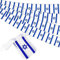 Israel String Flag Wimpel Banner – 30 Flaggen, 12 m kleine Mini israelische Flaggen Wimpelkette Banner für Landdekoration, Schule, Party, Sportveranstaltungen