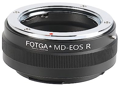 FOTGA MD-EOSR Objektivadapter Konverter Ring für Minolta MD Objektiv Lens Kompatibel mit Canon EOS R R3 R5 R5C R6 Mark II R7 R8 R10 R50 R100 RP EOSR Halterung Spiegellose Kamera