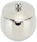 Sucrier en Acier Inoxydable, Pot à épices avec Couvercle, Grand Plat à Sucre, Récipient à Sucre Poli, Porte-sucre Multifonction pour Cuisine, Bar, Restaurant, Parfait pour le Sucre, le(Argent)