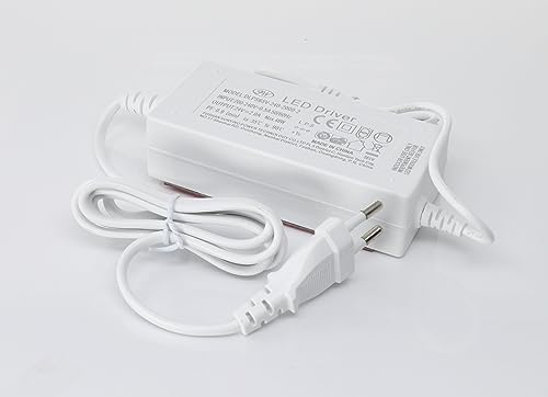 BOLD Lighting Smart Lines Trafo 48W - Netzteil für LED Wandleuchte Panels | 24V Stromversorgung zur Erweiterung auf bis zu 11 Panels - 100 und 150cm Kabel - für Smart Lines Hintergrundbeleuchtung