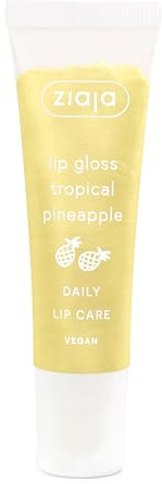 Bálsamo Labial con Brillo Tropical Pineapple | Labios Suaves y Nutridos de ZIAJA