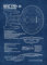 Displate Offiziell Star Trek MetallPoster Magnetische Befestigung Inklusive Lizenziert Bilder Hochwertiges Poster Star Trek Blueprints NCC-1701-D Blueprint Poster 67.5 cm x 48 cm