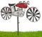 Metall Gartenstecker Mit Windrad - Motorad Windspiel Gartendekoration, Wind Spinner Windräder, Metall Gartenspinner Für Garten, Rasen, Terrasse, Vorgarten