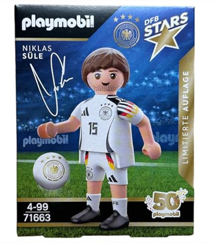 PLAYMOBIL DFB Stars Nationalspieler Niklas Süle Sammelfigur, 4-99 Jahre, Deutsche Fußballnationalmannschaft, Nr. 71663