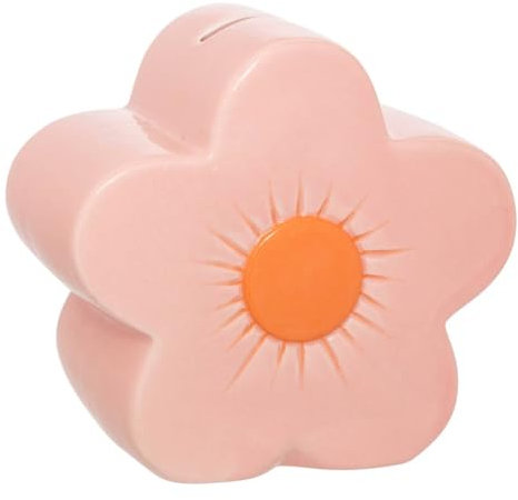 Atmosphera - Sparschwein Blume anae rosa h13,5cm