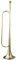 Generic B-Signalhorn Messing-Signalhorn Goldene Trompete Marschsignalhorn Blassignal für Kavallerie