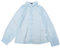 Allegra K Sheer Button Up Shirts for Women's See Through Mesh Long Sleeve Shirt Tops Light Blue M