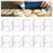 Lot de 10 douilles à douille, adaptateurs en plastique standard, coupleurs pour poche à douille, adaptateur pour douilles à sucre, grandes buses de glaçage, décoration de dessert - 3,5 x 2,5 cm