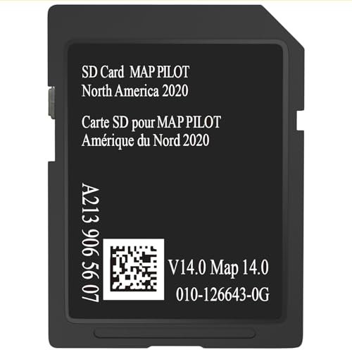 Navigation SD Card A2139065607 for Mercedes | GPS Navigation Compatible with C E GLC V EQV X | Only Available in The Audio 20 (Code 522) NTG 5