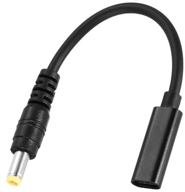 sourcing map USB C to DC Adapter, 5.5x2.5mm USB C to DC DC to USB C USB C to DC Power Cable USB C PD to DC Barrel Plug Adapter for Phone Laptop
