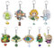 SUJEBRAN 9 Set Zalelda Echoes Wisdom Figurine Porte Clef Accessoires Cos Zalelda Jouet Zalelda Tears Kingdom Deco Keychain
