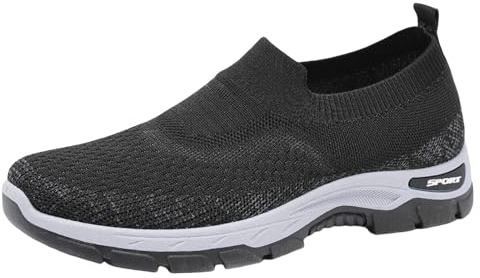 Basket Homme Noir Baskets Et Chaussures De Sport Homme Running Shoes De Marche Respirant Légères Et Confortables Basquettes Musculation Chaussure Salle De Sport Orthopédique Course à Pied Tennis