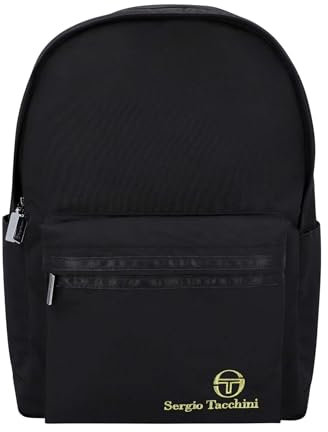 Sergio Tacchini Herren Geo-Rucksack, Black, One Size