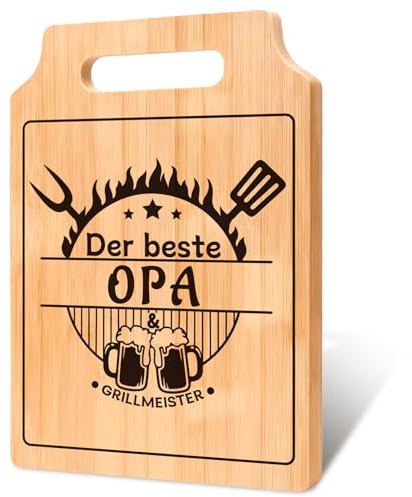 Tagliere personalizzato nonno, tagliere intagliato a mano per nonno, attentive migliori regali O-pa privo di sostanze nocive, regalo unico O-pa Natale compleanno festa del papà