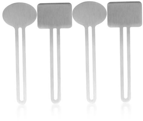 UTHCLO 4pcs Stainless Steel Metal Toothpaste Dispenser Manual Tube Squeezer Tool for Hair Color Paint Cosmetics Creams Practical Bathroom Accessory