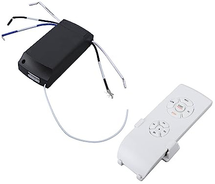 Gonetre Kit de Control Remoto Universal para Ventilador de Techo Control Remoto Inalámbrico Avanzado de Luz de Ventilador de Techo con Función de Temporizador para Oficina en Casa