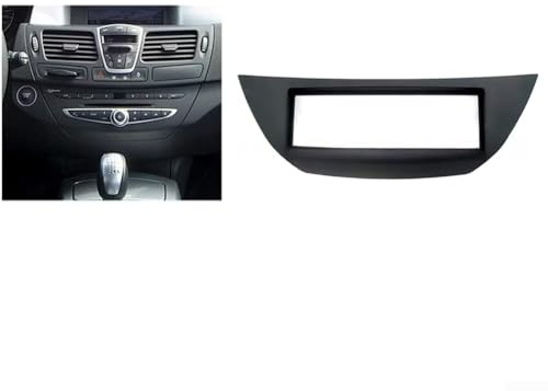 Garniture de façade d'autoradio 1 DIN pour Renault Laguna III 2007 Kit de remplacement pour tableau de bord DVD CD stéréo
