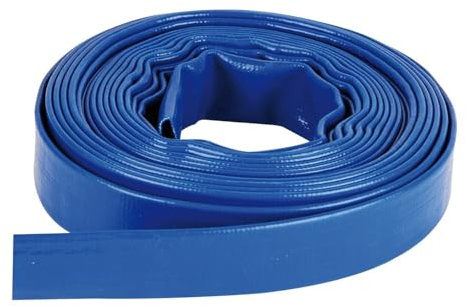SPID'O Tuyau Plat d’Évacuation 25 m Ø32 mm - Résistance 6 bars - Tuyau de Refoulement pour Pompe Vide-Cave