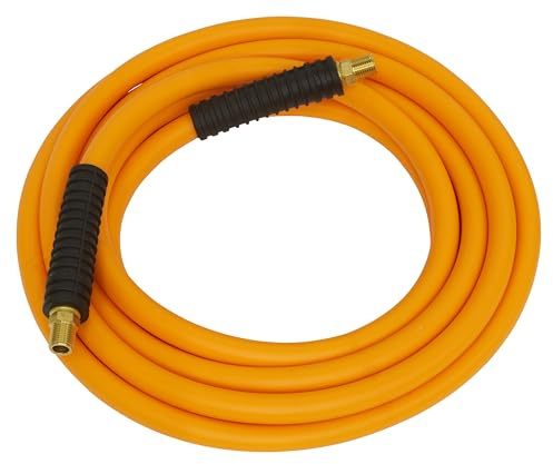 Sealey 15m x Ø8mm High-Visibility Hybrid Air Hose with 1/4 BSP Unions - AHHC15
