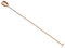 Barfly Bar Spoon with Muddler, Stainless Steel, Copper, 39.878 x 2.8574999999999999 x 2.54 cm