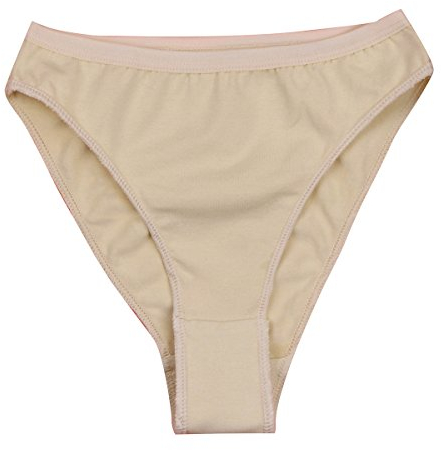 FEESHOW Mädchen Ballett Slips Unterhose Unterwäsche Kinder für Ballet Tanzen Gymnastik Hautfarben/Weiß 2-12 Jahre Hautfarbe 140-152/10-12 Jahre