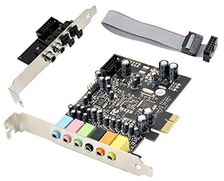MEO Carte son PCIe 7.1 Channel CM8828 + CM9882A avec support SPDIF PCIe 7.1CH Carte son stéréo analogique et numérique