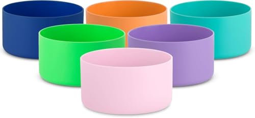 koodee Protective Silicone Boot for 32 oz, 40 oz Hydro Sport Water Bottles Flask Anti-Slip Bottom Sleeve Cover (Pink)