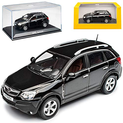 Norev Opel Antara SUV Schwarz 2006-2017 1/43 Modell Auto mit individiuellem Wunschkennzeichen