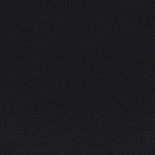 Kt KILOtela - Canvas Dekostoff, Home-Accessoires, Tischdecken, Vorhänge, Tischdecken, Kissen, Taschen, Lichtechtheit: 4-5, Länge 100 cm x Breite 280 cm, Schwarz - 1 Meter