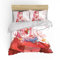 NICHIYOBI Darling in The FRANXX Zero Two Bettbezug Bettwäsche Set - Bettbezug und Kissenbezug,Mikrofaser,3D Digital Print dreiteiliger Bettwäsche (10,Single 135x200cm)