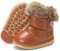 Gaatpot Stivali da Neve Ragazzi Stivaletti per Bimba Comode Fodera Scarpe Invernale Stivale di Cotone Stivaletto all'aperto Impermeabili Marrone 29EU = 30CN