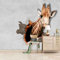 QMWZZV Papier Peint Panoramique 3D Photo Murales Animal Girafe Créatif Peinture Murale Auto-adhésif Toile Geant Poster 250x175 cm Pour Salon Chambre Ados Chambre de Bébé Décoration Murale