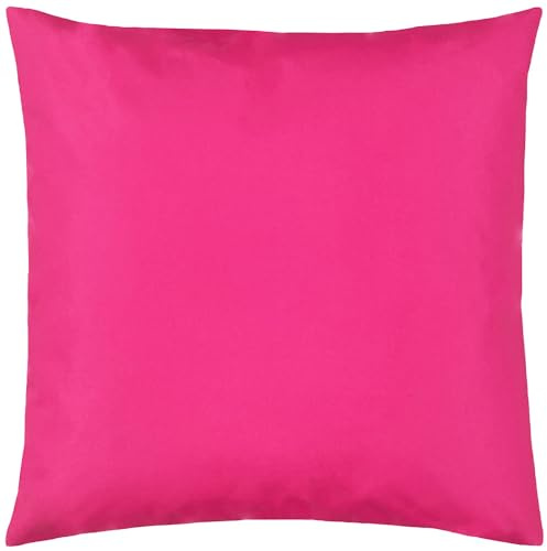 furn. Housse de Coussin d'extérieur, Polyester, Rose, 43 x 43cm